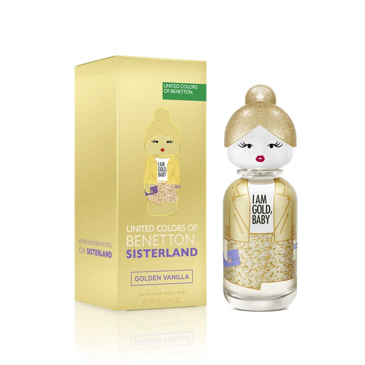 Benetton Sisterland Golden Vanilla EDP For Women 80ml