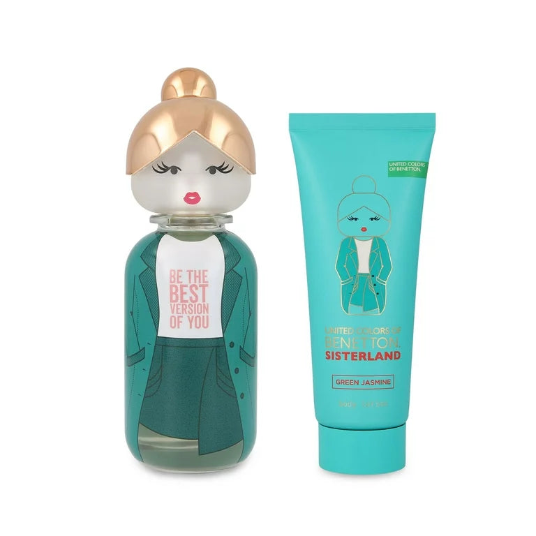 Benetton Sisterland Green Jasmine 2-Piece Gift Set for Women EDT